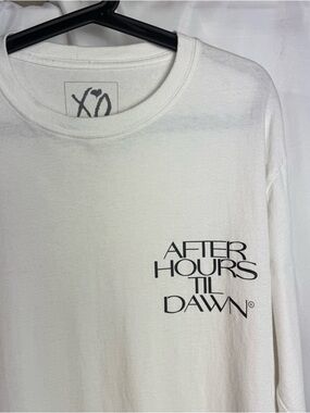 The Weeknd After Hours Till Dawn Tour WHITE  Long sleeve Shirt Size L